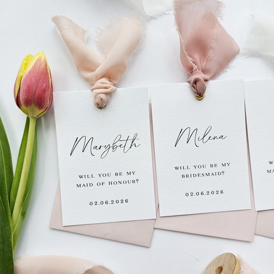 Bridesmaid Proposal Cards