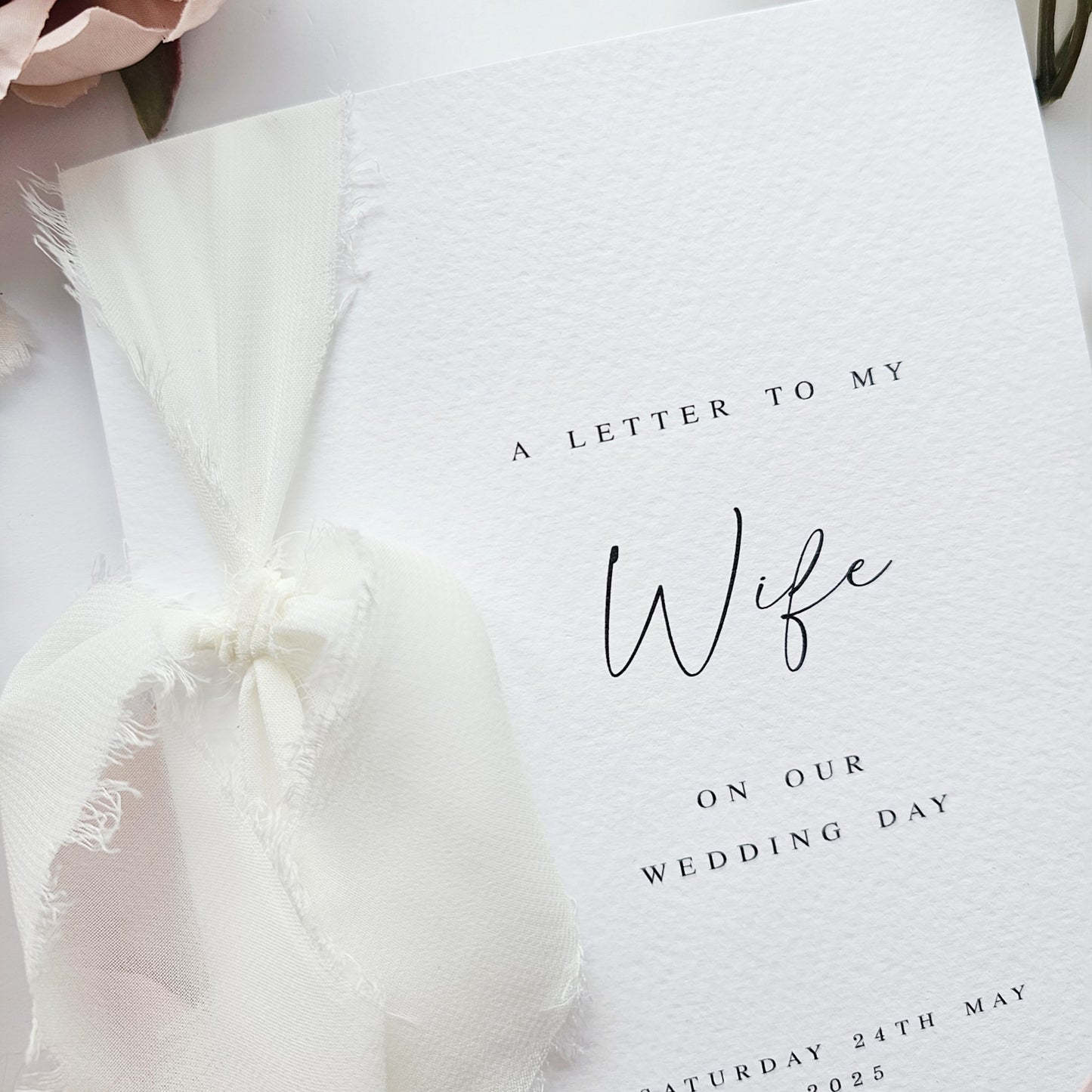 Wedding Letter to Wife