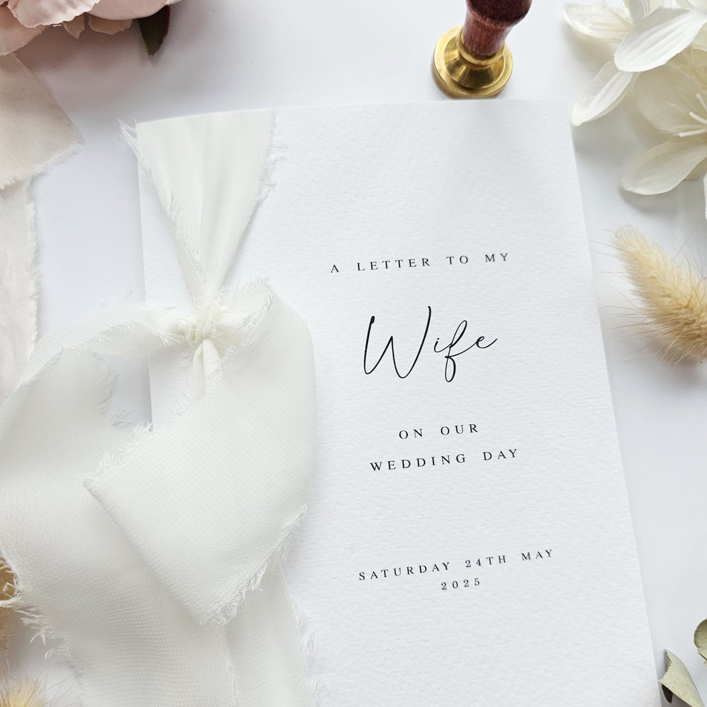 Wedding Letter to Wife