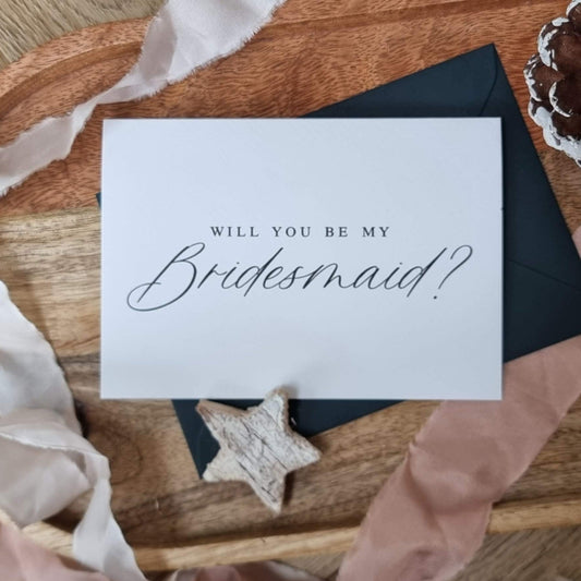 bridesmaid proposal card