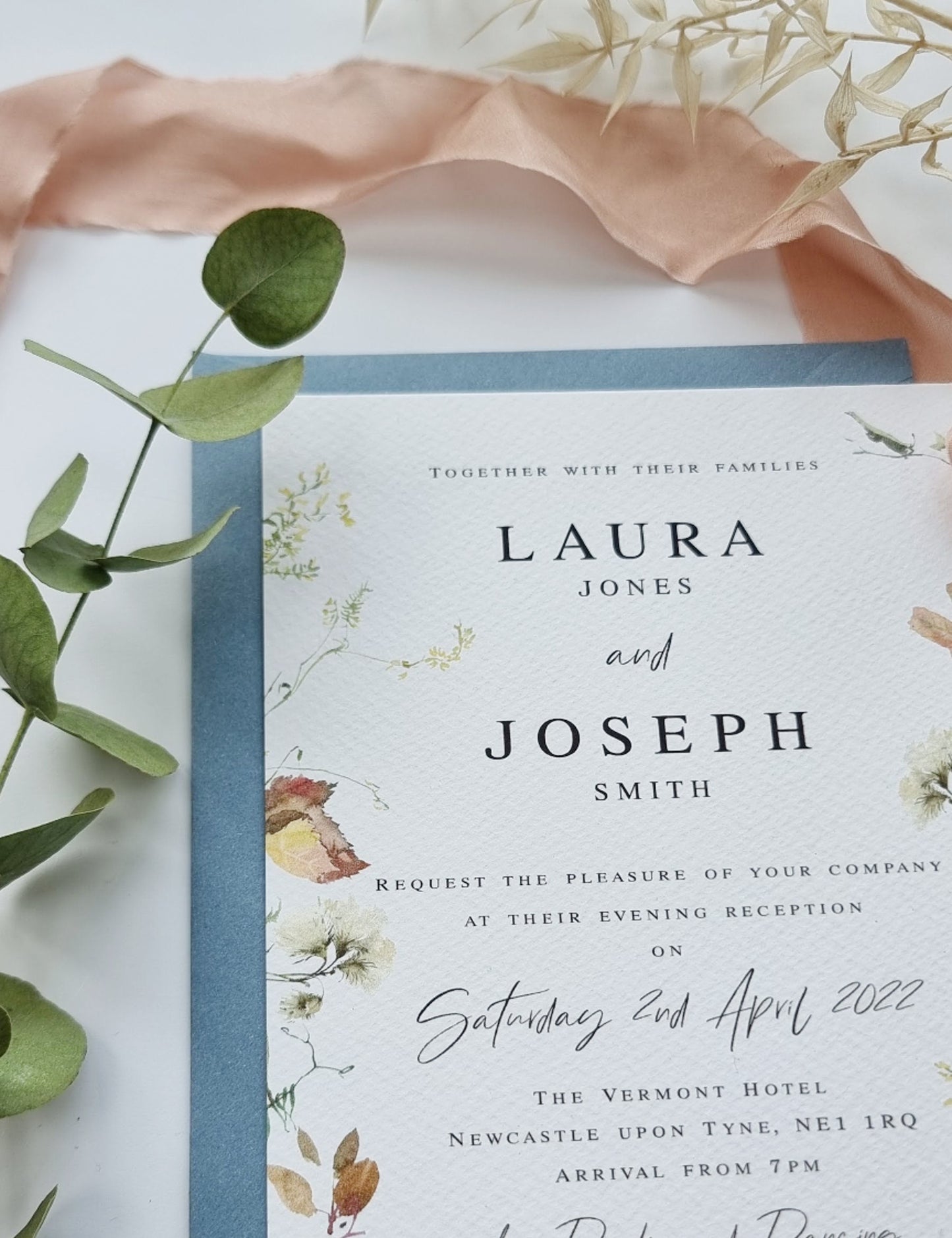 Florence Evening Wedding Invitations