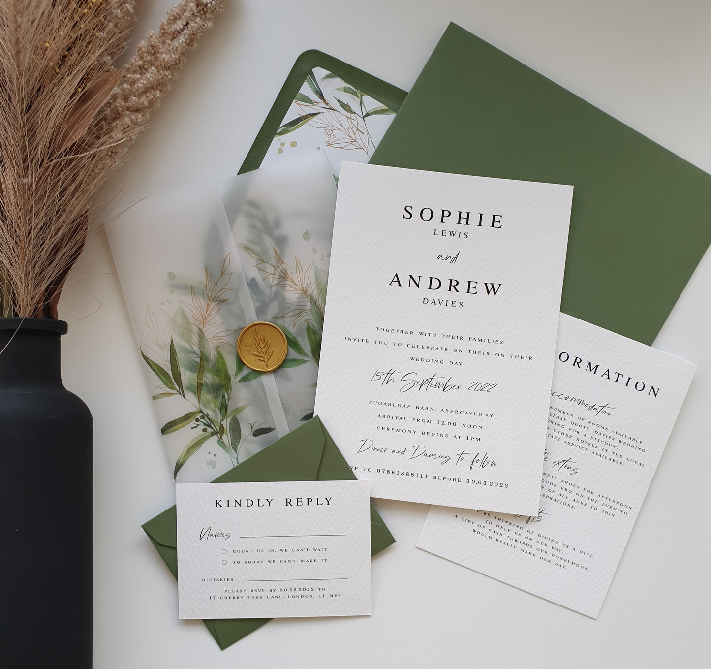 SIENNA Wedding Invitations