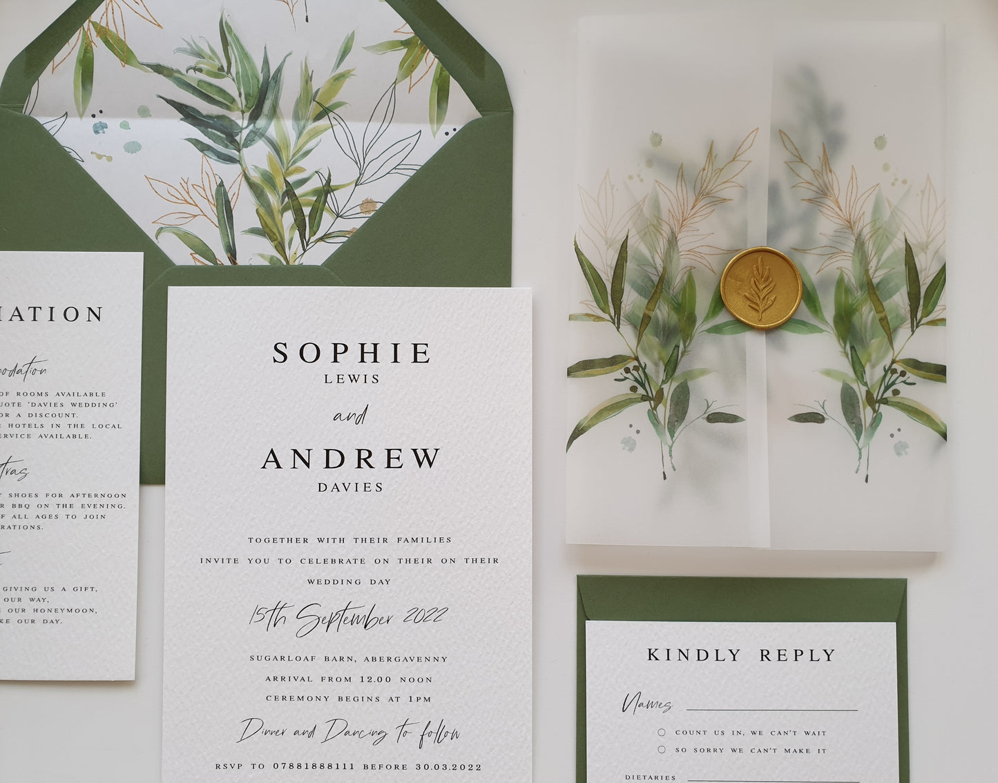 SIENNA Wedding Invitations