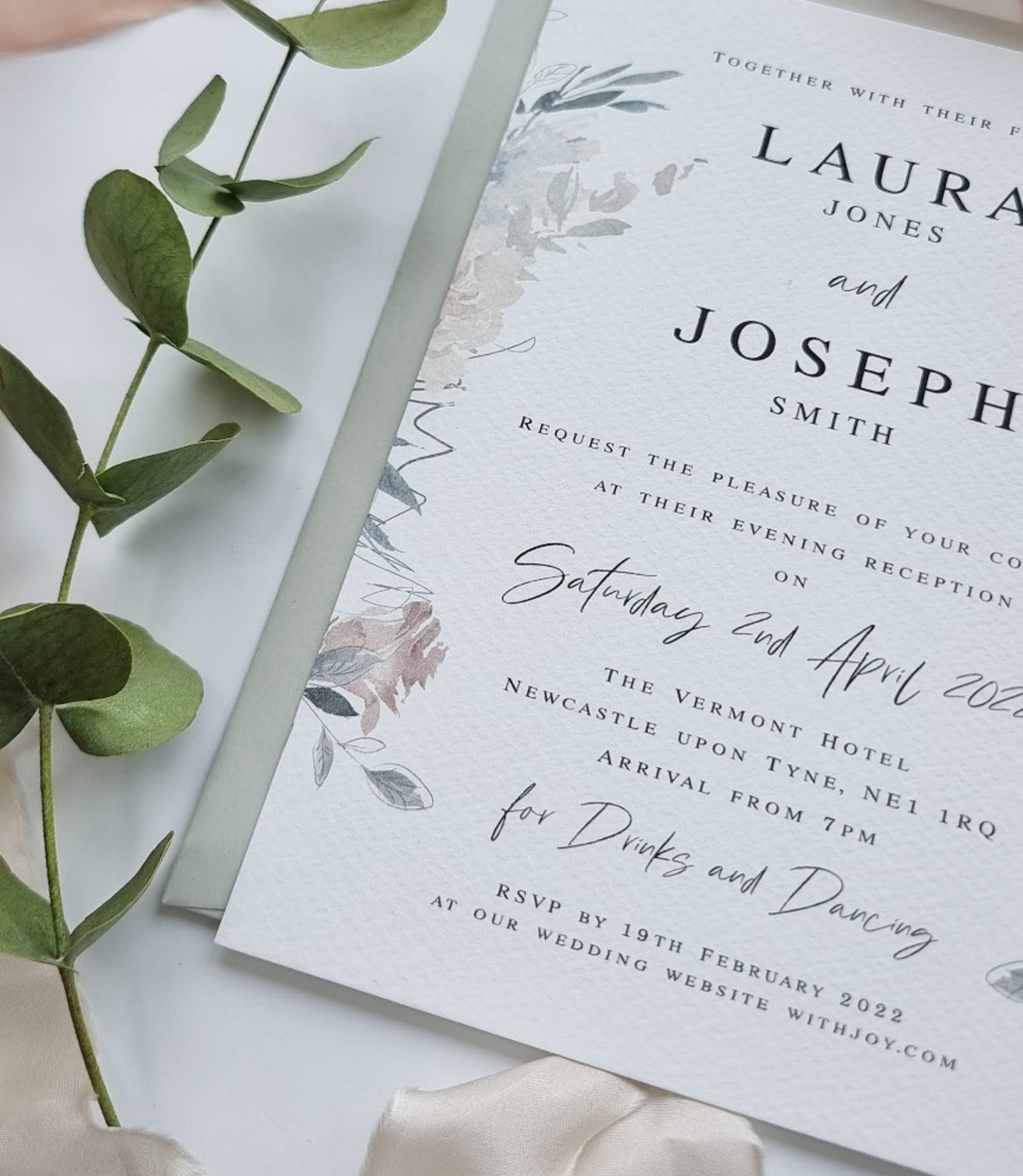 Gracie Evening Wedding Invitations