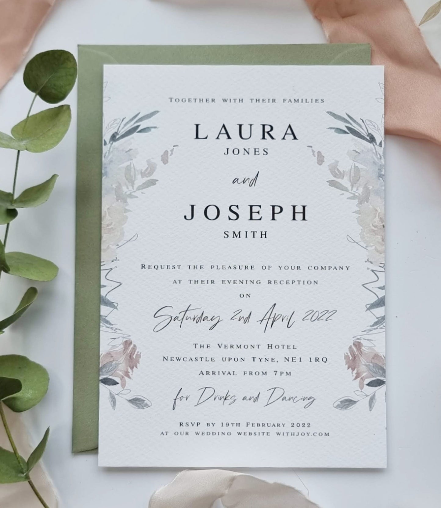 Gracie Evening Wedding Invitations